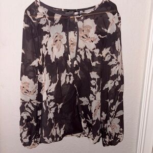 Floral Sheer Blouse